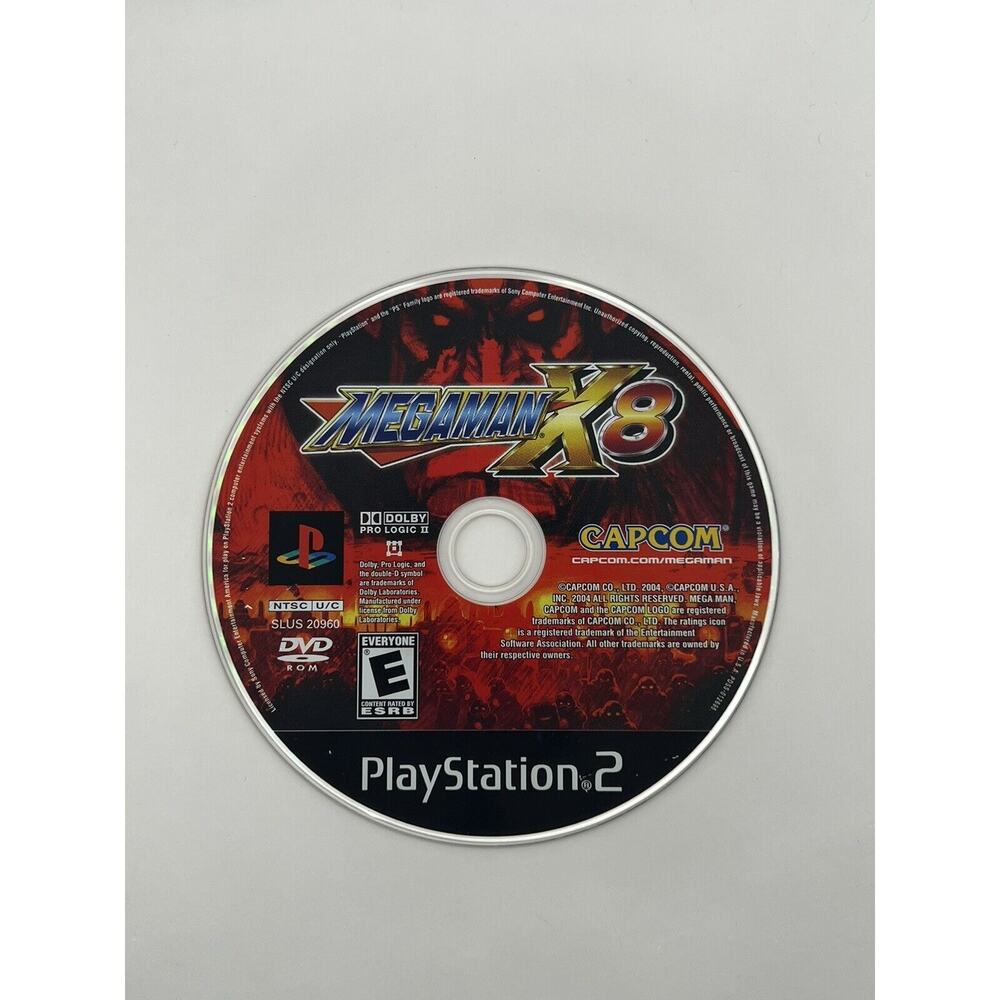 Mega Man X8 (Sony PlayStation 2, 2004) PS2 Game Disc Only TESTED